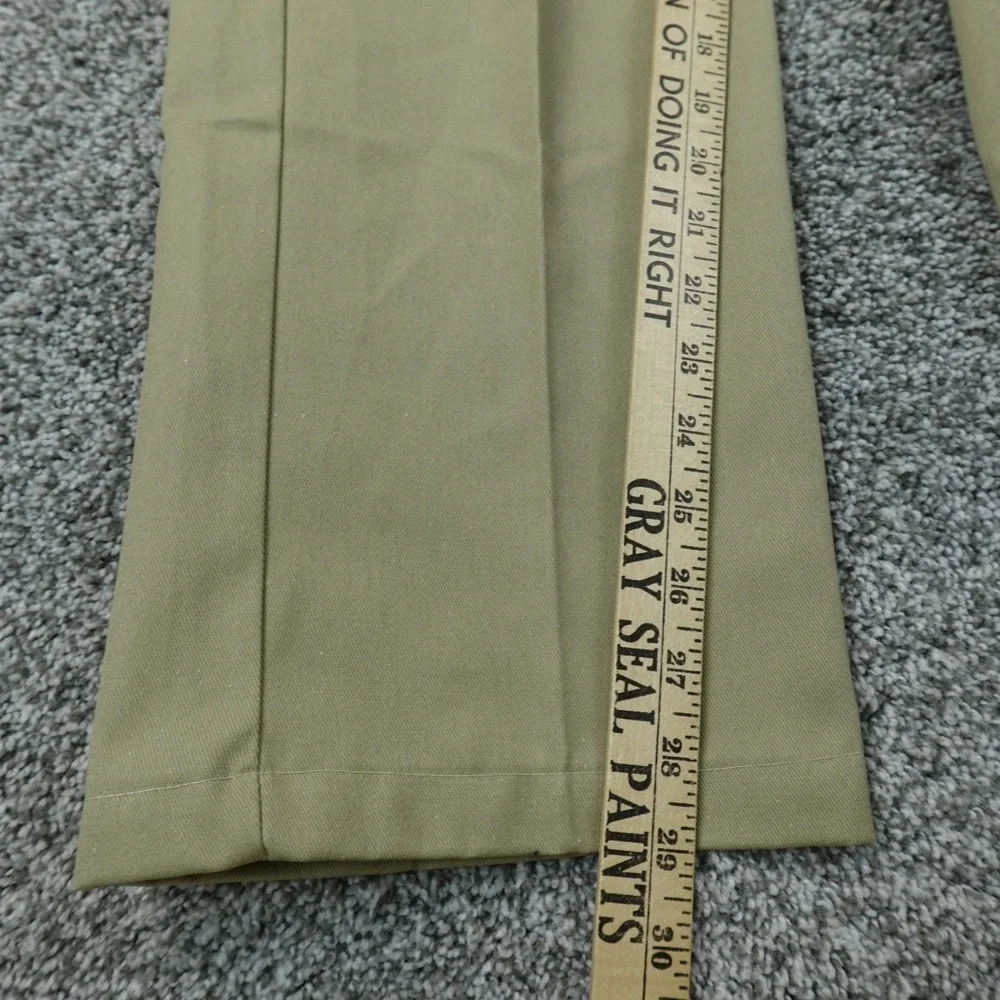 NEW Dickies Pants Mens 32X29 Beige Brown Khaki Tan 874 Chino Trouser Flat Front